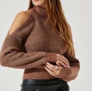 Astr Cold Shoulder Sweater